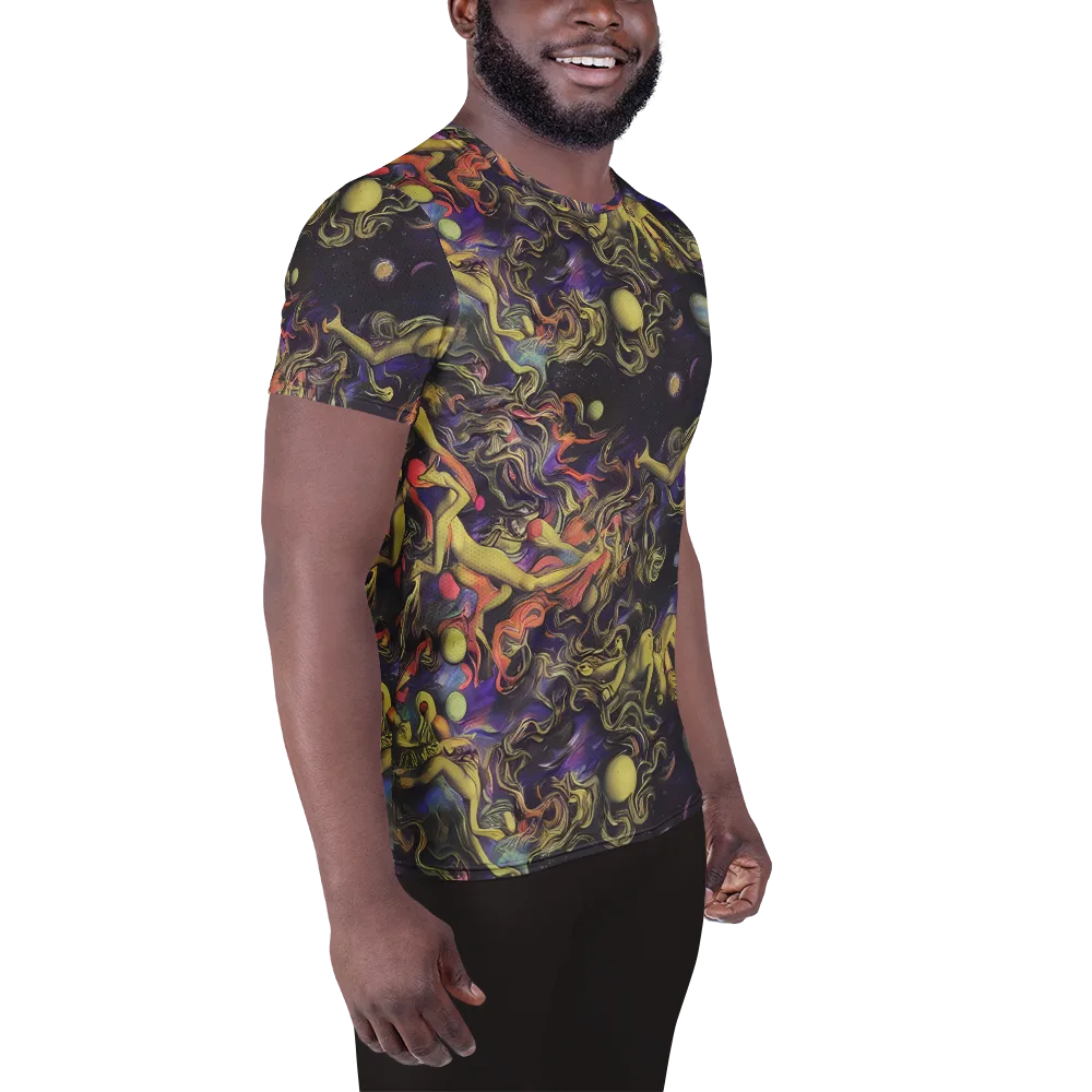 Galactic Playground on Men's Athletic T-Shirt — Right