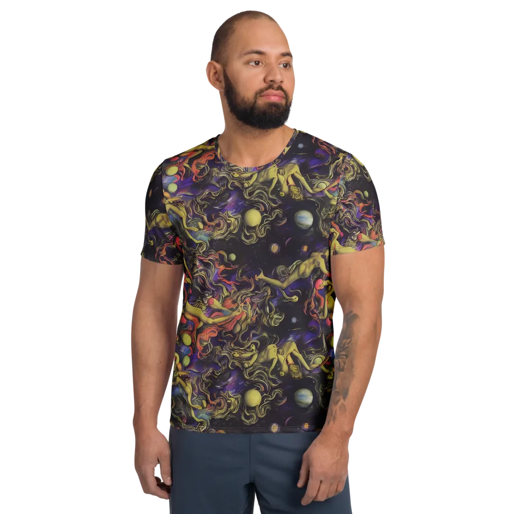 Galactic Playground on Men's Athletic T-Shirt — Front