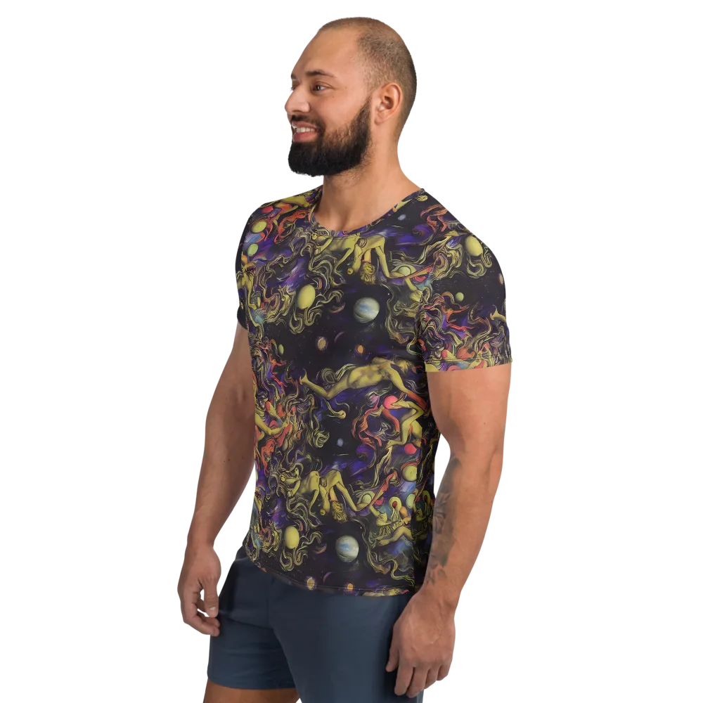 Galactic Playground on Men's Athletic T-Shirt — Left
