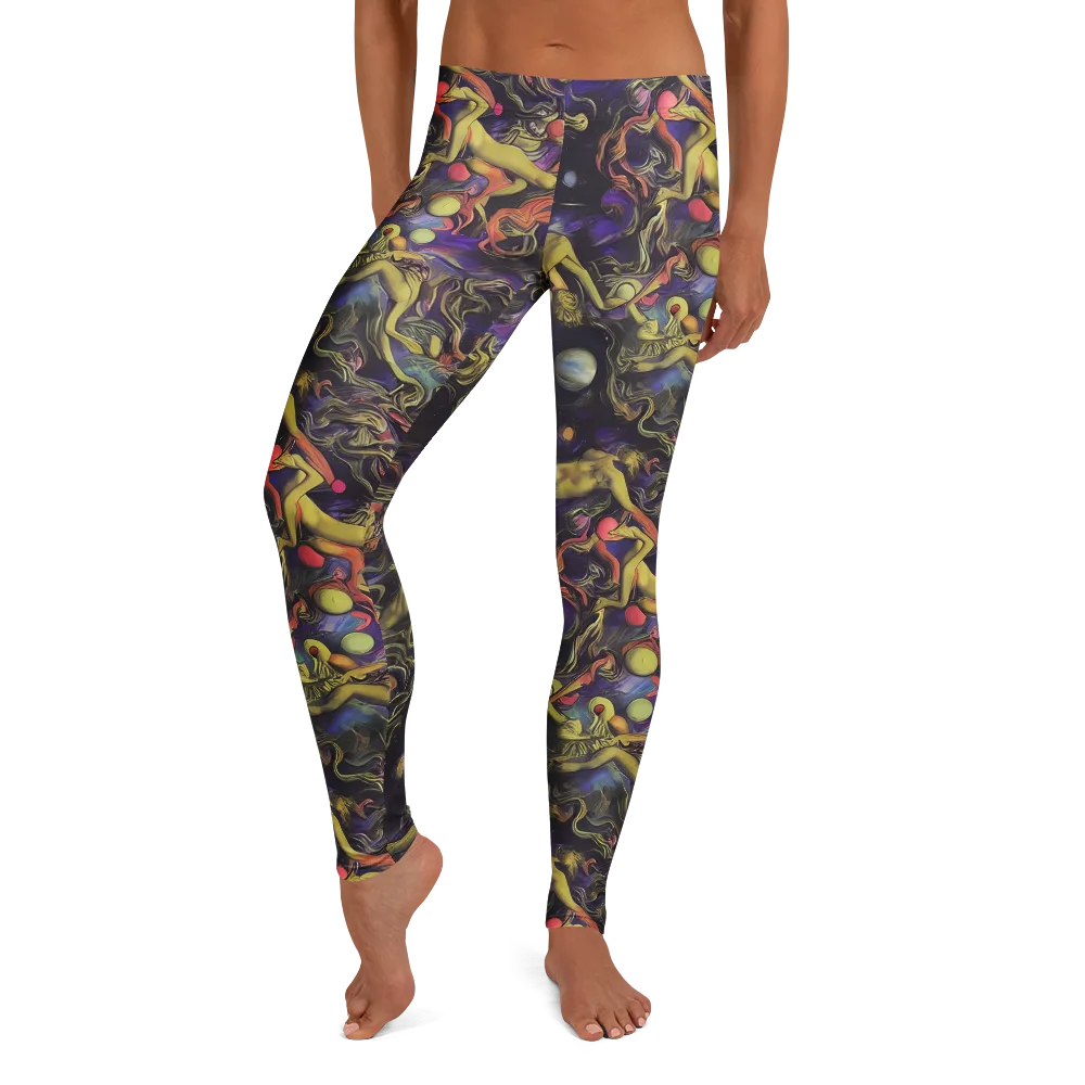 Galactic Playground on Leggings — Front