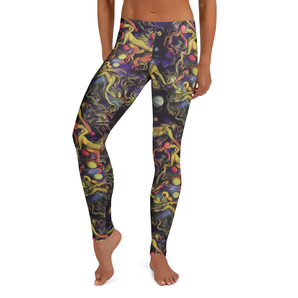 Galactic Playground on Leggings — Front