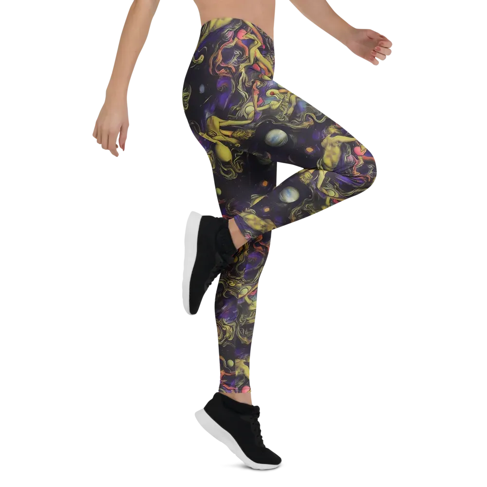 Galactic Playground on Leggings — Right