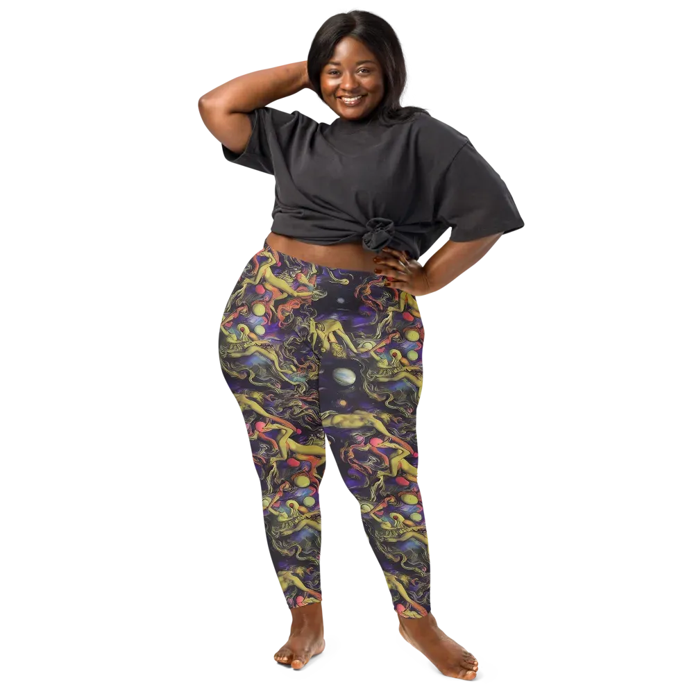 Galactic Playground on Leggings — Front