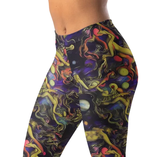 Galactic Playground on a Leggings