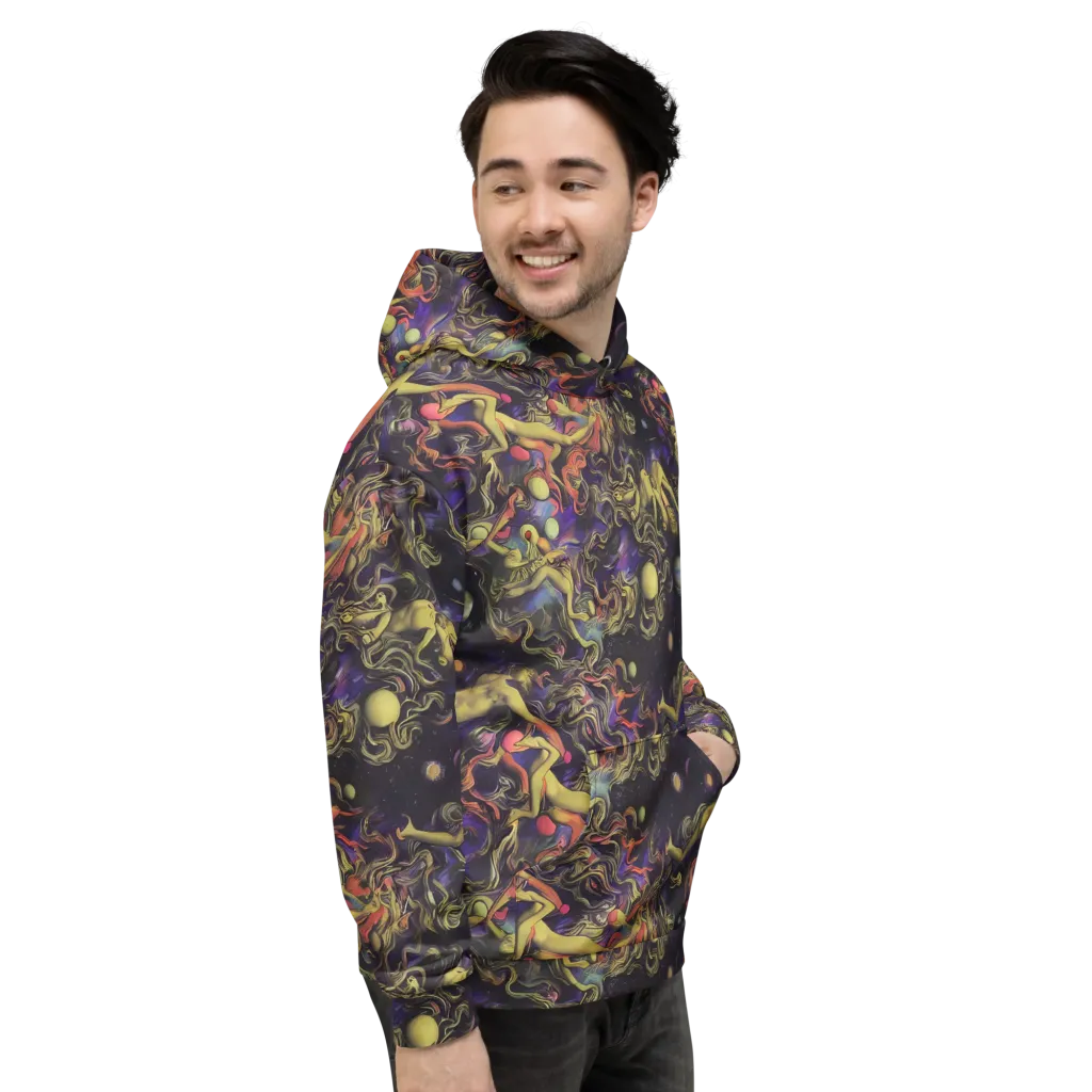 Galactic Playground on Hoodie — Right