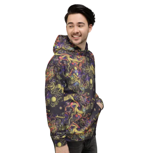 Galactic Playground on a Hoodie