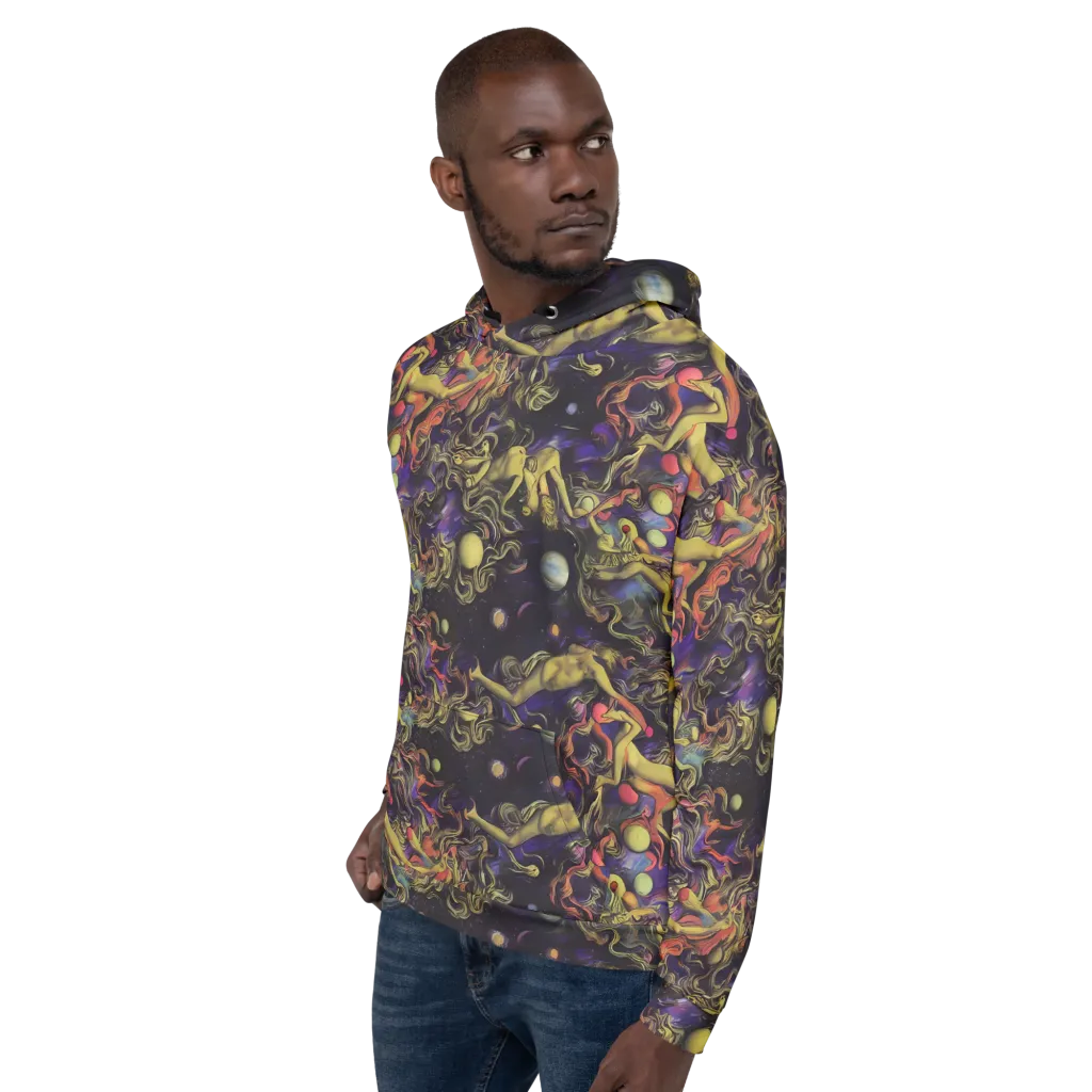 Galactic Playground on Hoodie — Left