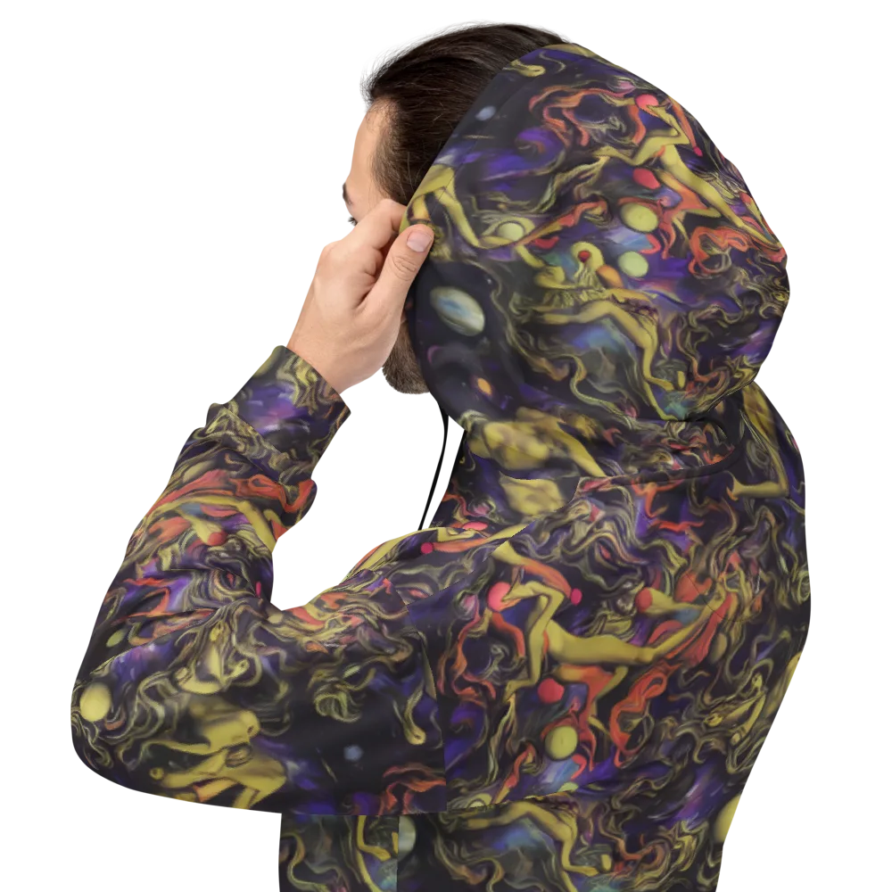 Galactic Playground on Hoodie — Back