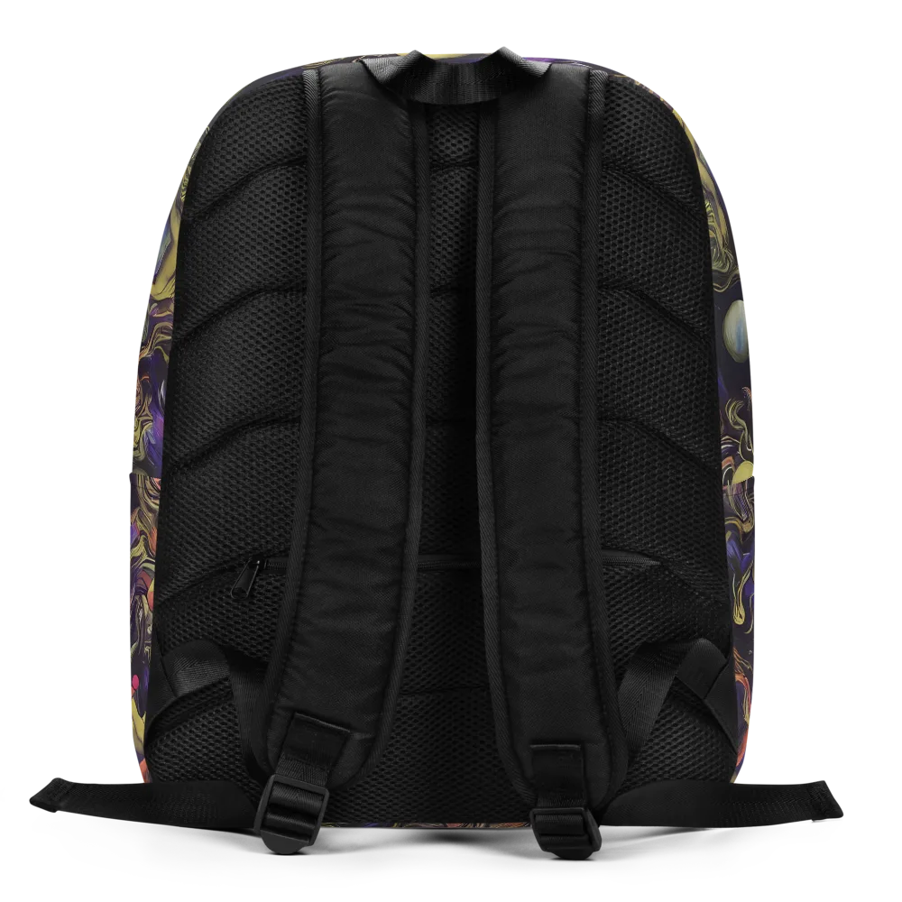 Galactic Playground on Minimalist Backpack — Back