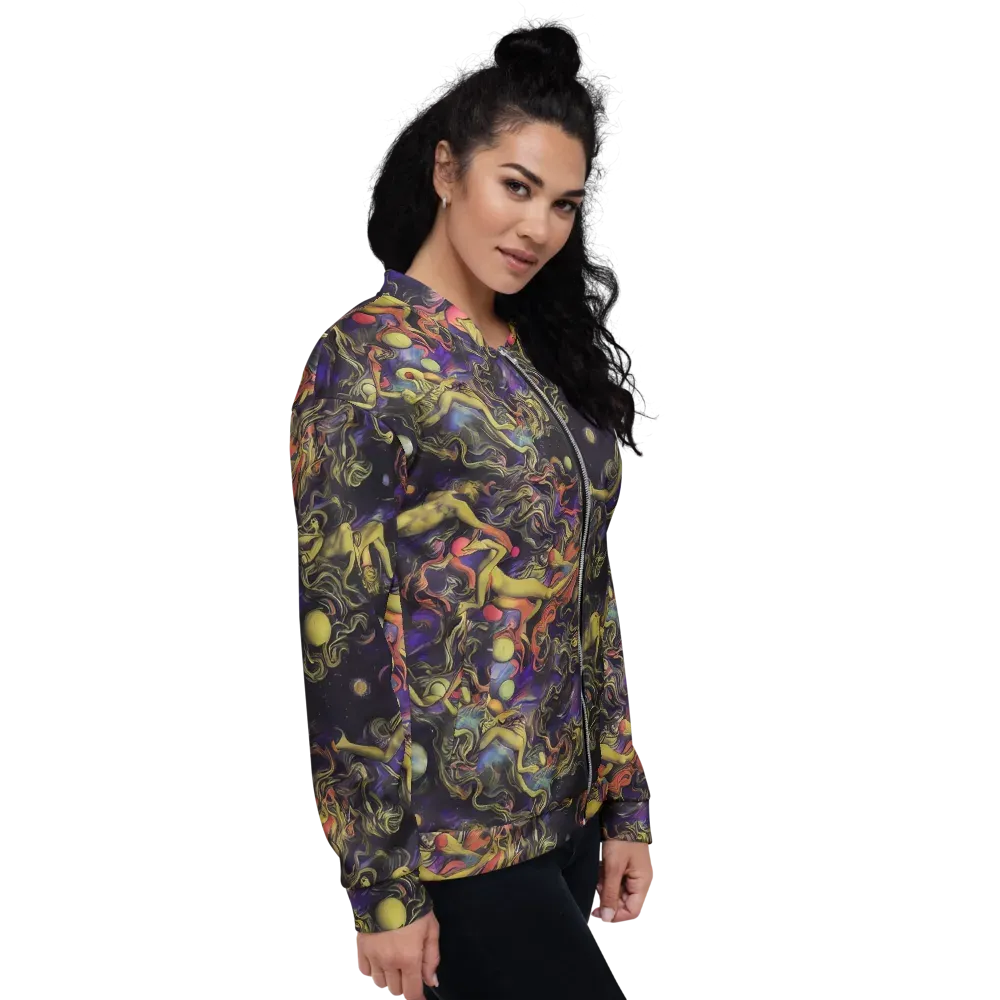 Galactic Playground on Bomber Jacket — Right