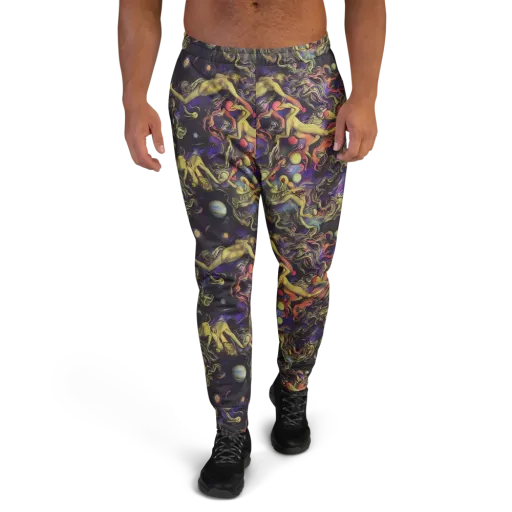 Galactic Playground on a Men's Joggers