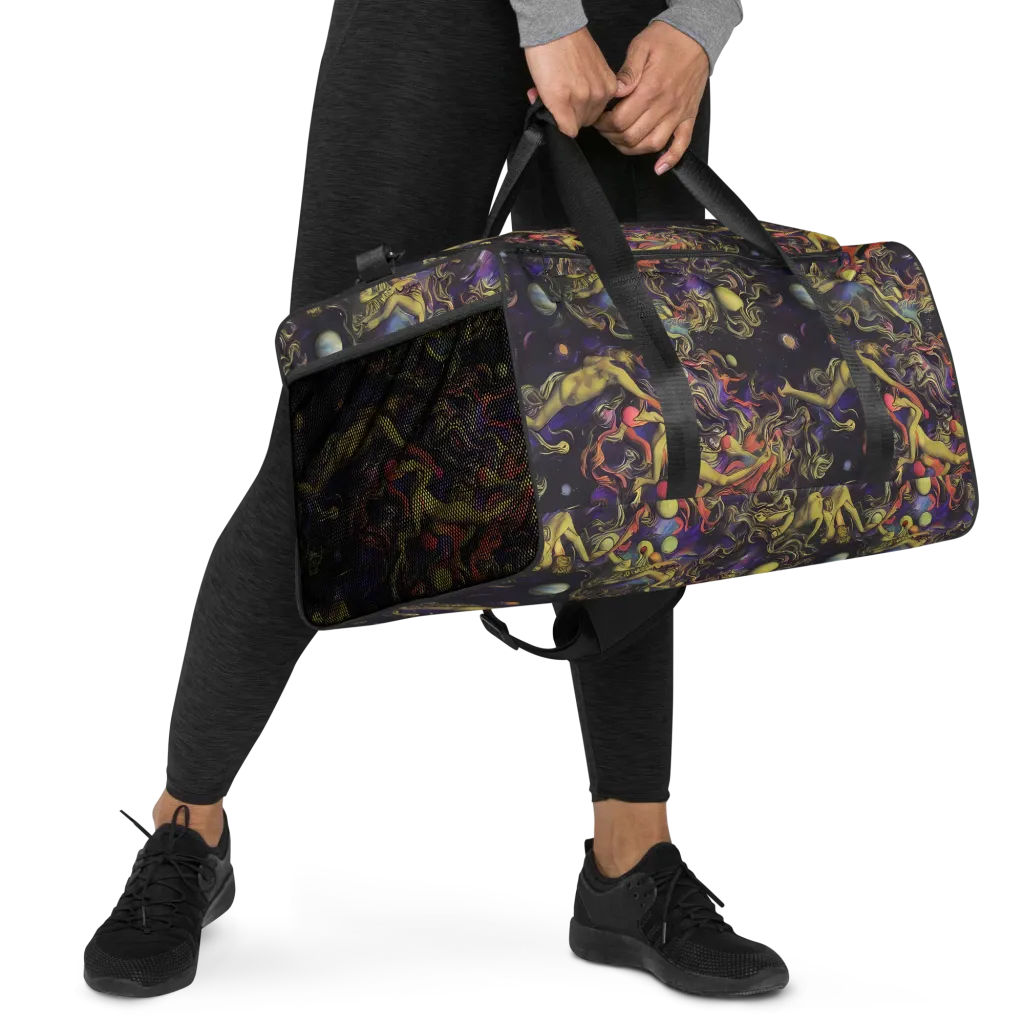 Galactic Playground on Duffle Bag — Right Front