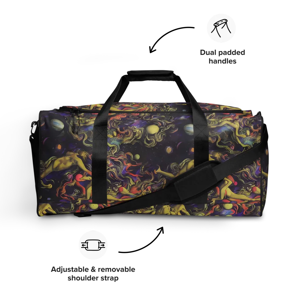 Galactic Playground on Duffle Bag — Front