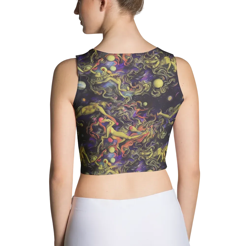 Galactic Playground on Crop Top — Back