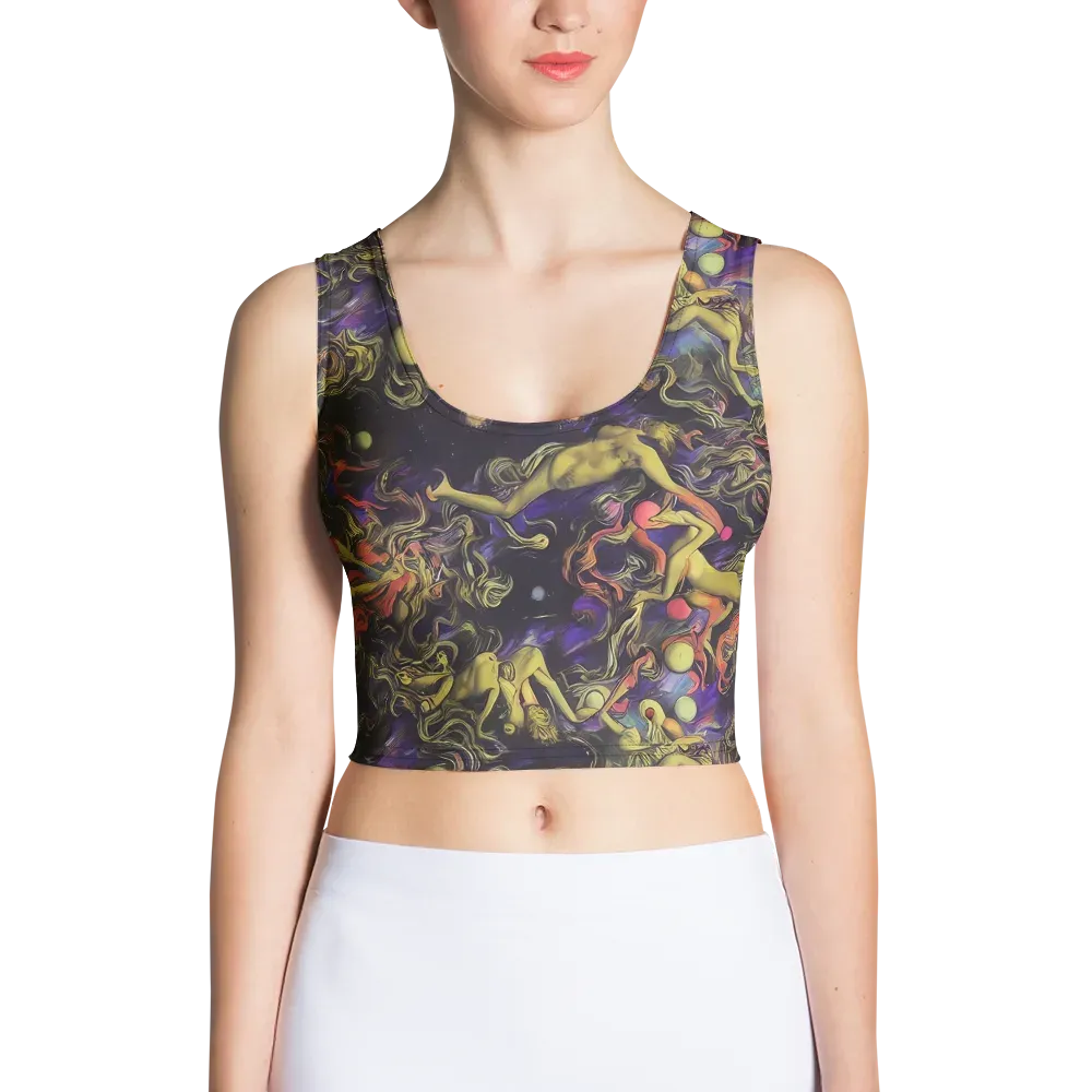 Galactic Playground on Crop Top — Front
