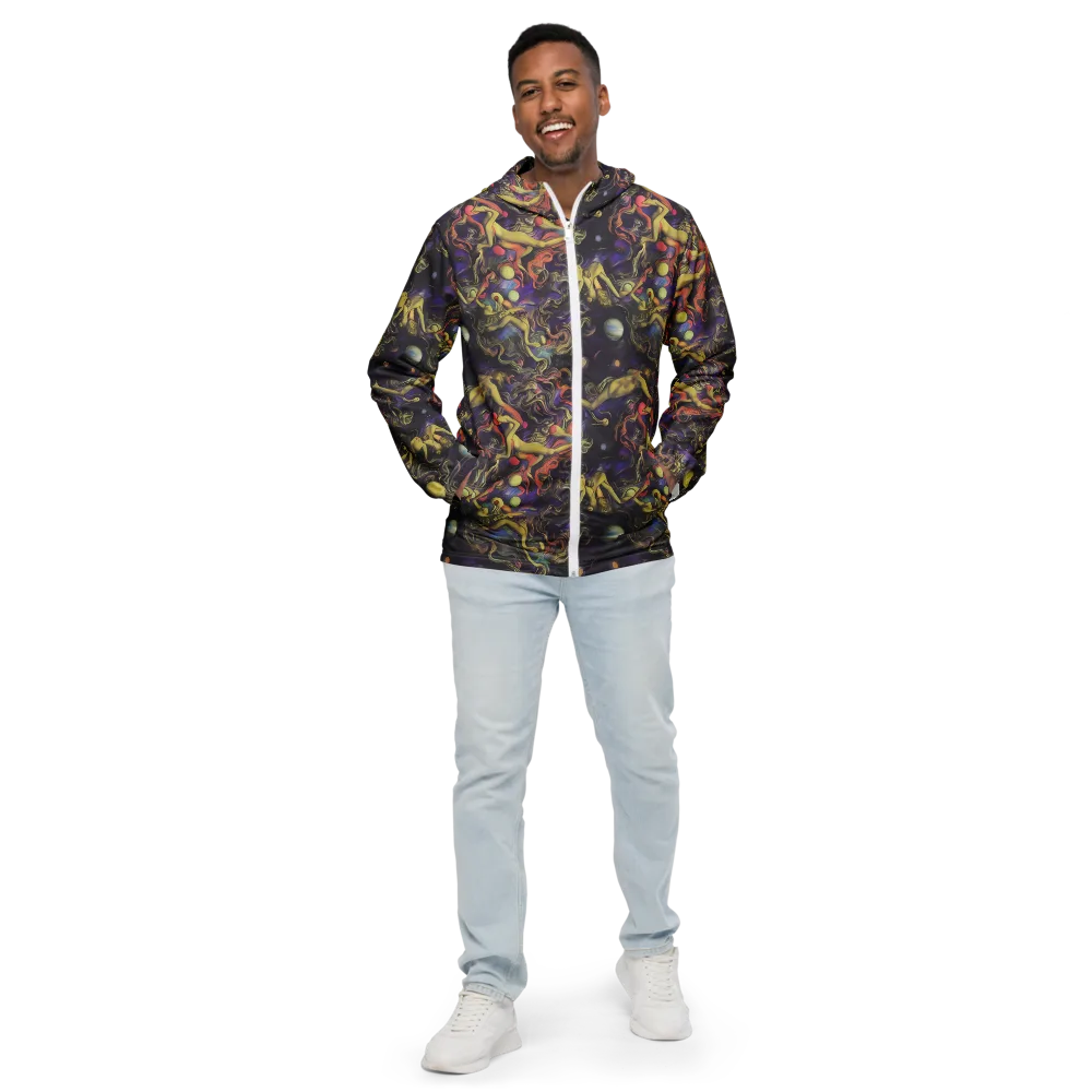 Galactic Playground on Men's Windbreaker — Front