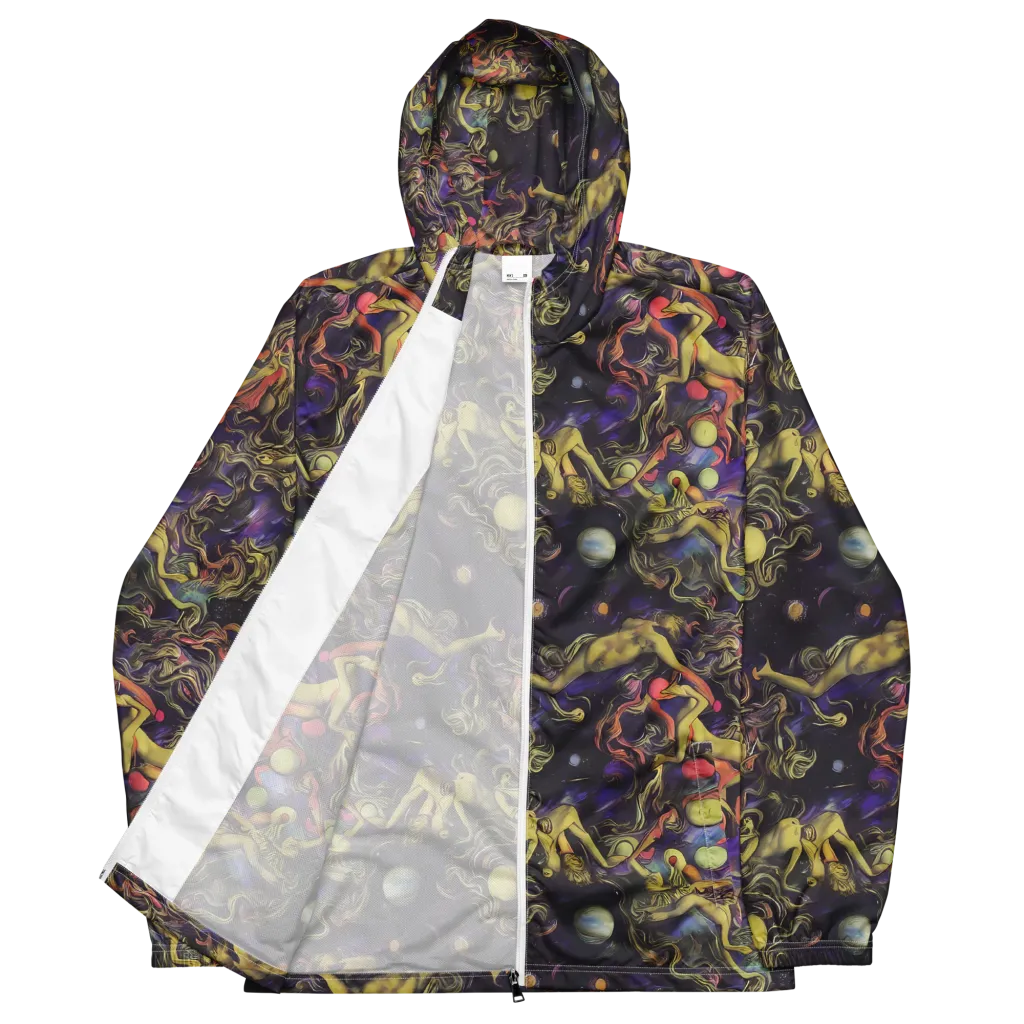 Galactic Playground on Men's Windbreaker — Front