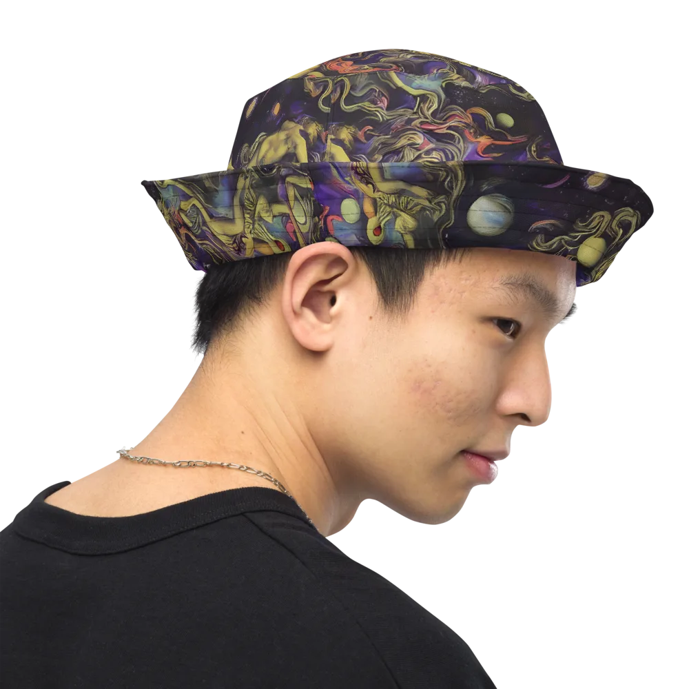 Galactic Playground on Reversible Bucket Hat — Right Outside