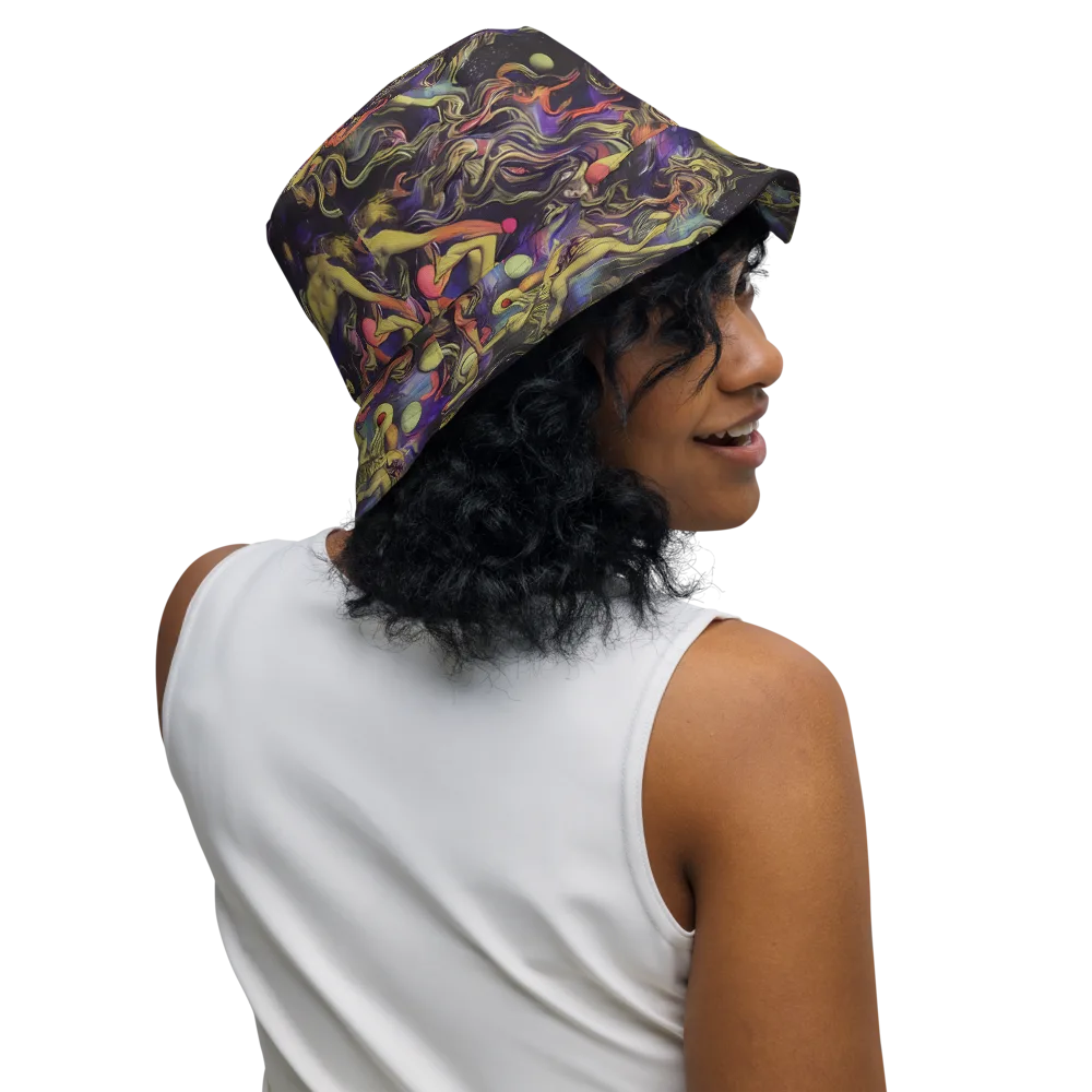 Galactic Playground on Reversible Bucket Hat — Right Outside