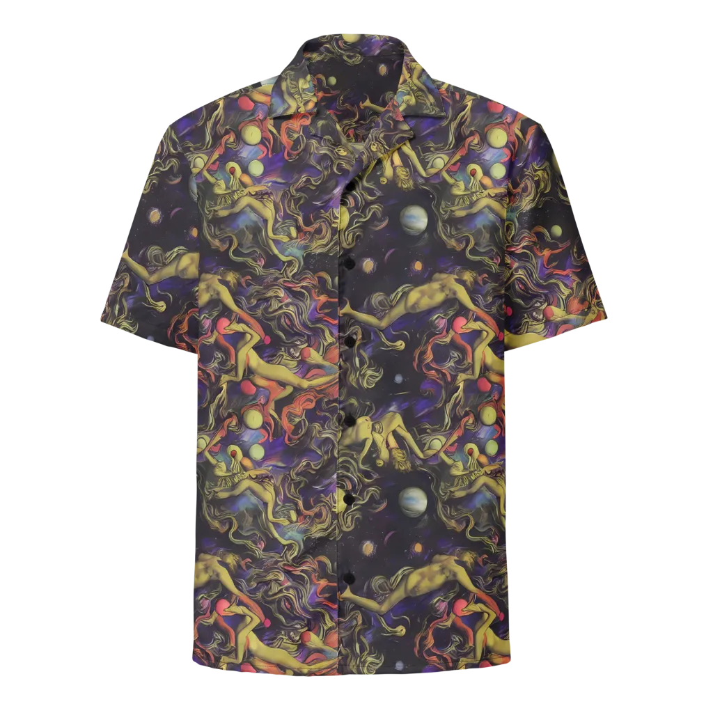 Galactic Playground on Button Shirt — Front