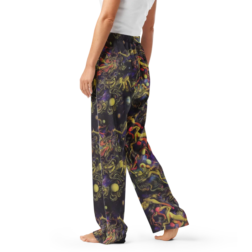 Galactic Playground on Women's Pajama Pants — Left