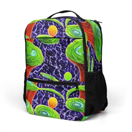 Psychedelic Grove on a Utility Backpack