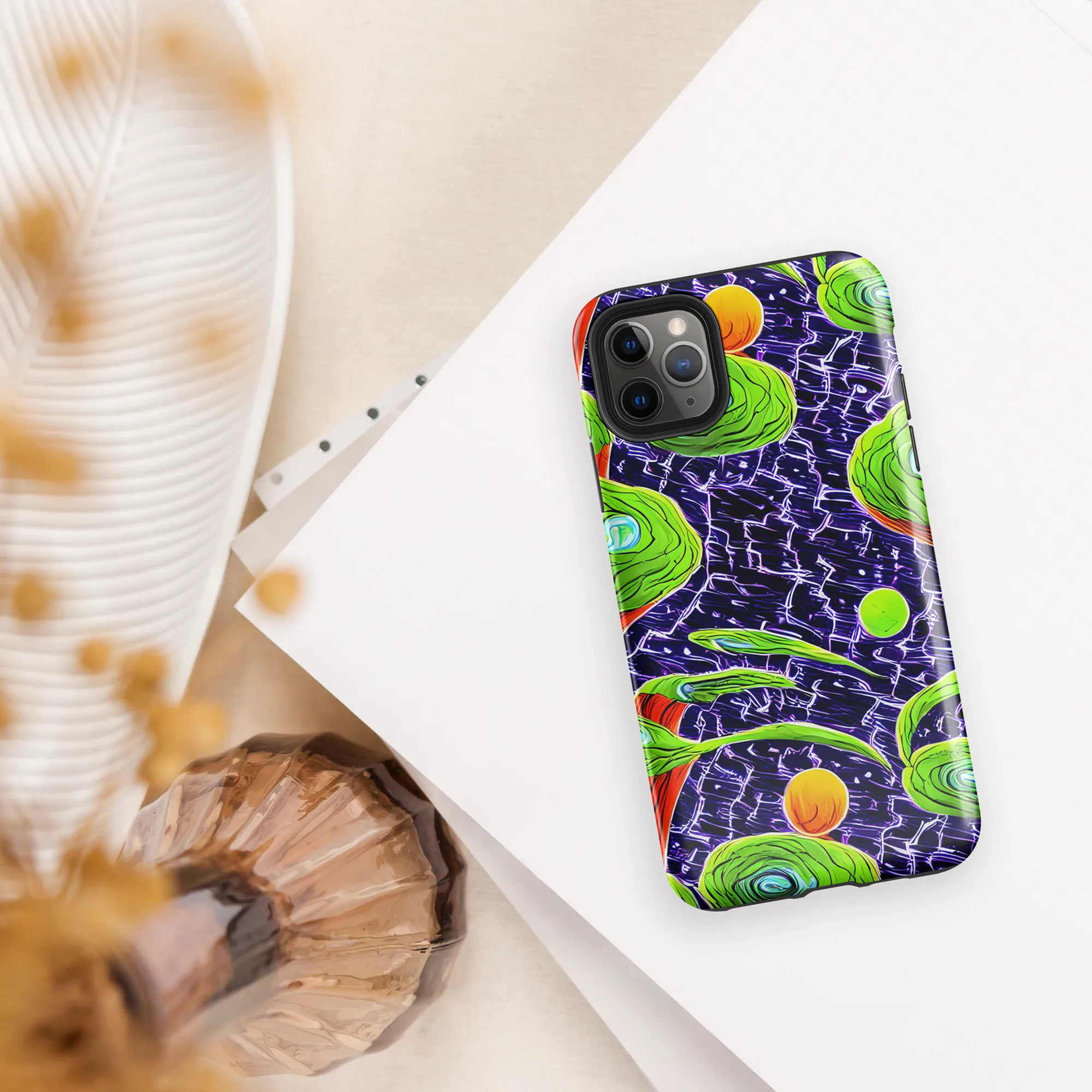 Psychedelic Grove on Tough Case for iPhone® — Front