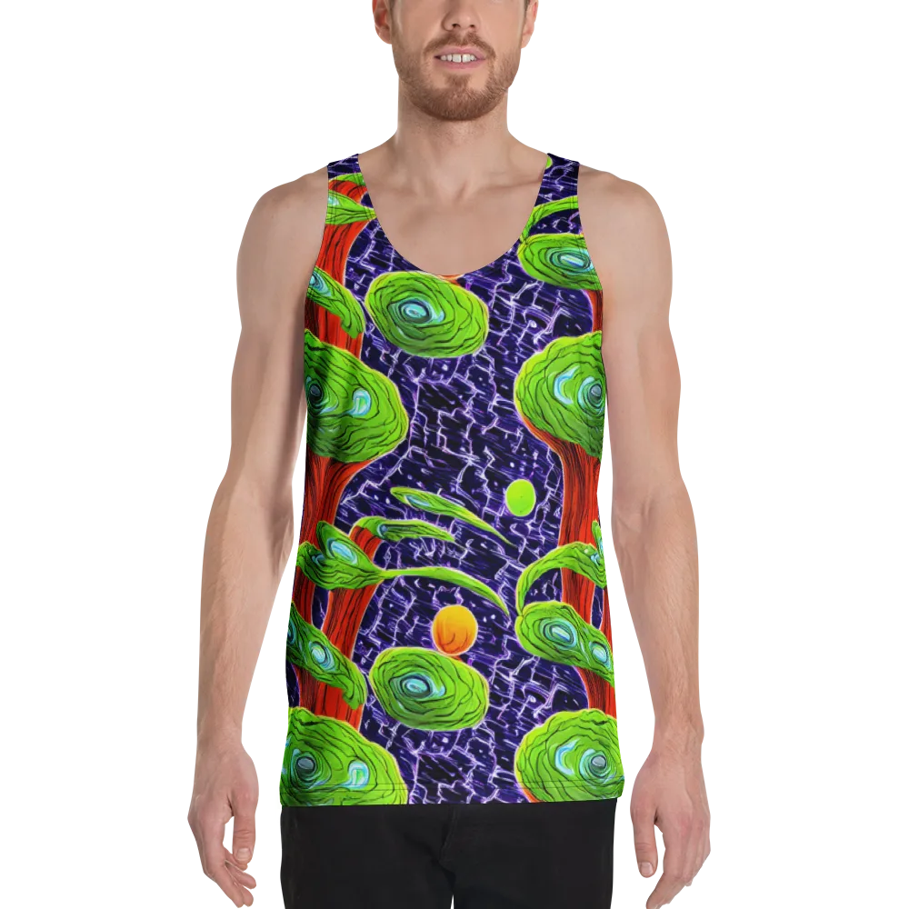 Psychedelic Grove on Men's Tank Top — Front
