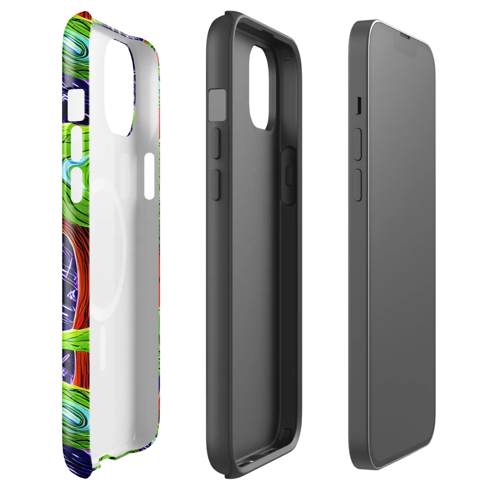 Psychedelic Grove on MagSafe Tough Case for iPhone® — Front