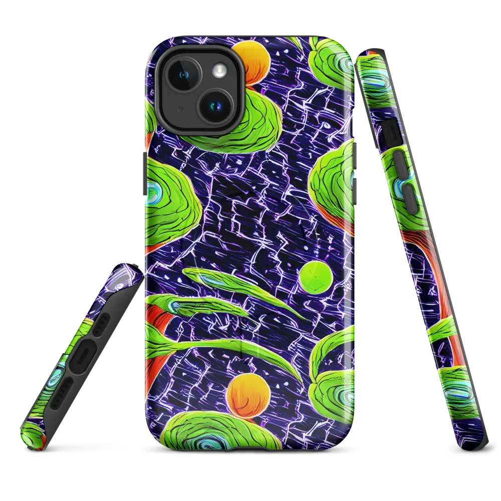Psychedelic Grove on MagSafe Tough Case for iPhone® — Front