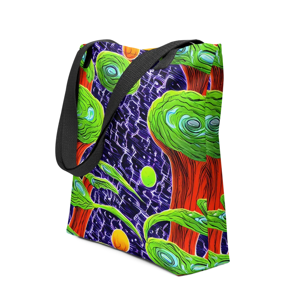Psychedelic Grove on Tote Bag — Front