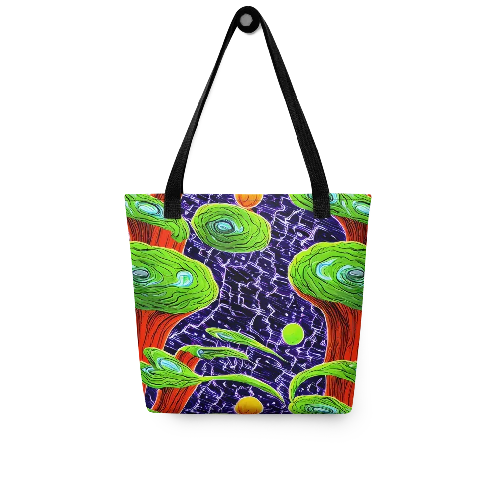 Psychedelic Grove on Tote Bag — Front