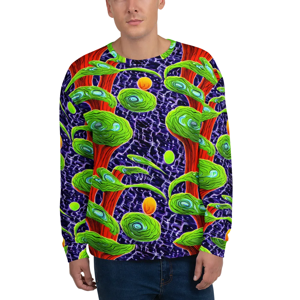Psychedelic Grove on Sweatshirt — Front