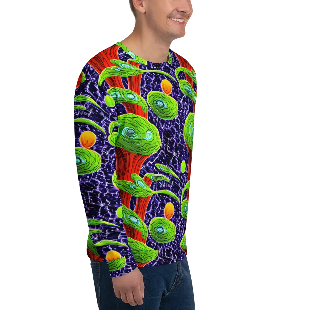 Psychedelic Grove on Sweatshirt — Right Front