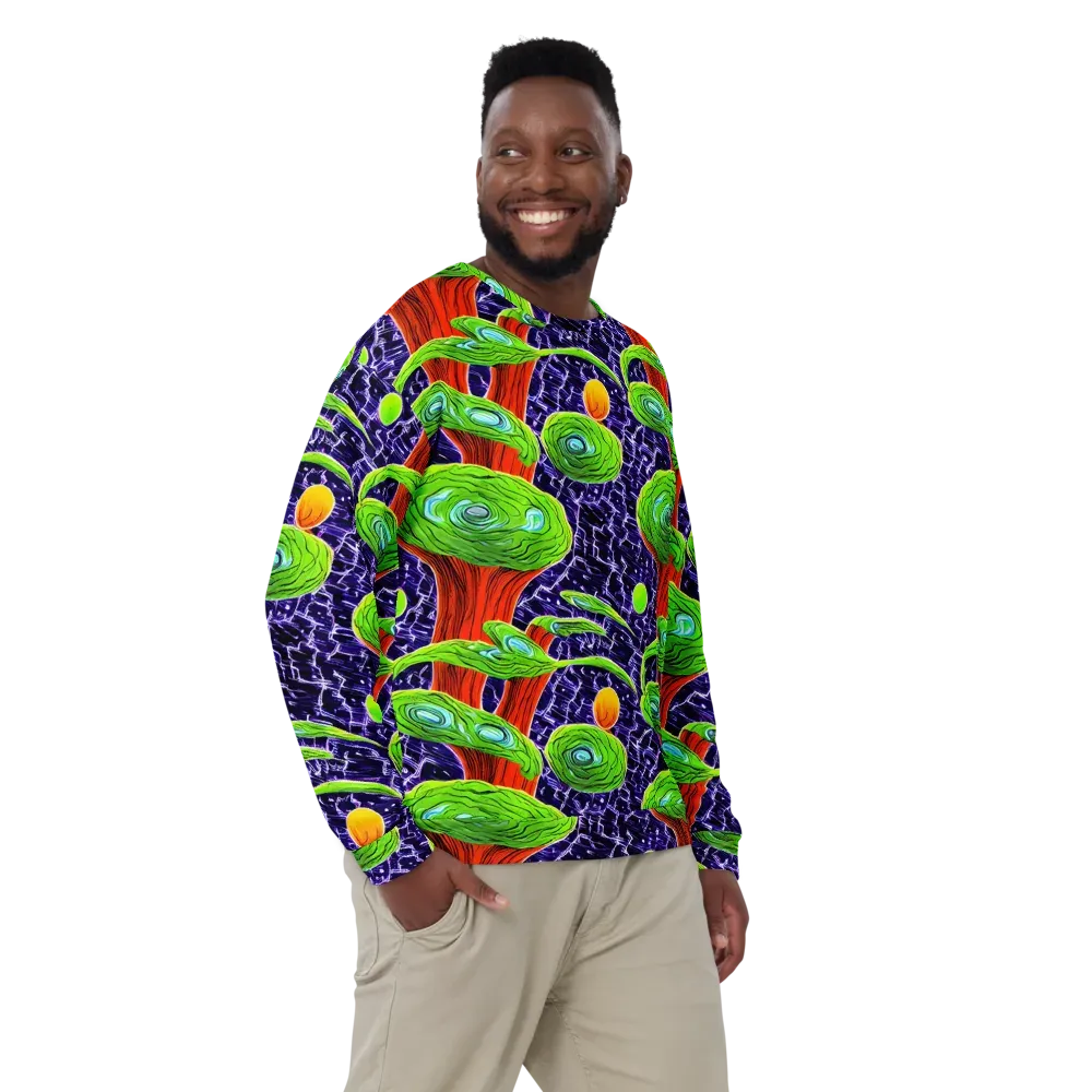 Psychedelic Grove on Sweatshirt — Front