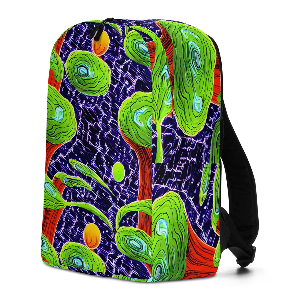 Psychedelic Grove on Minimalist Backpack — Left