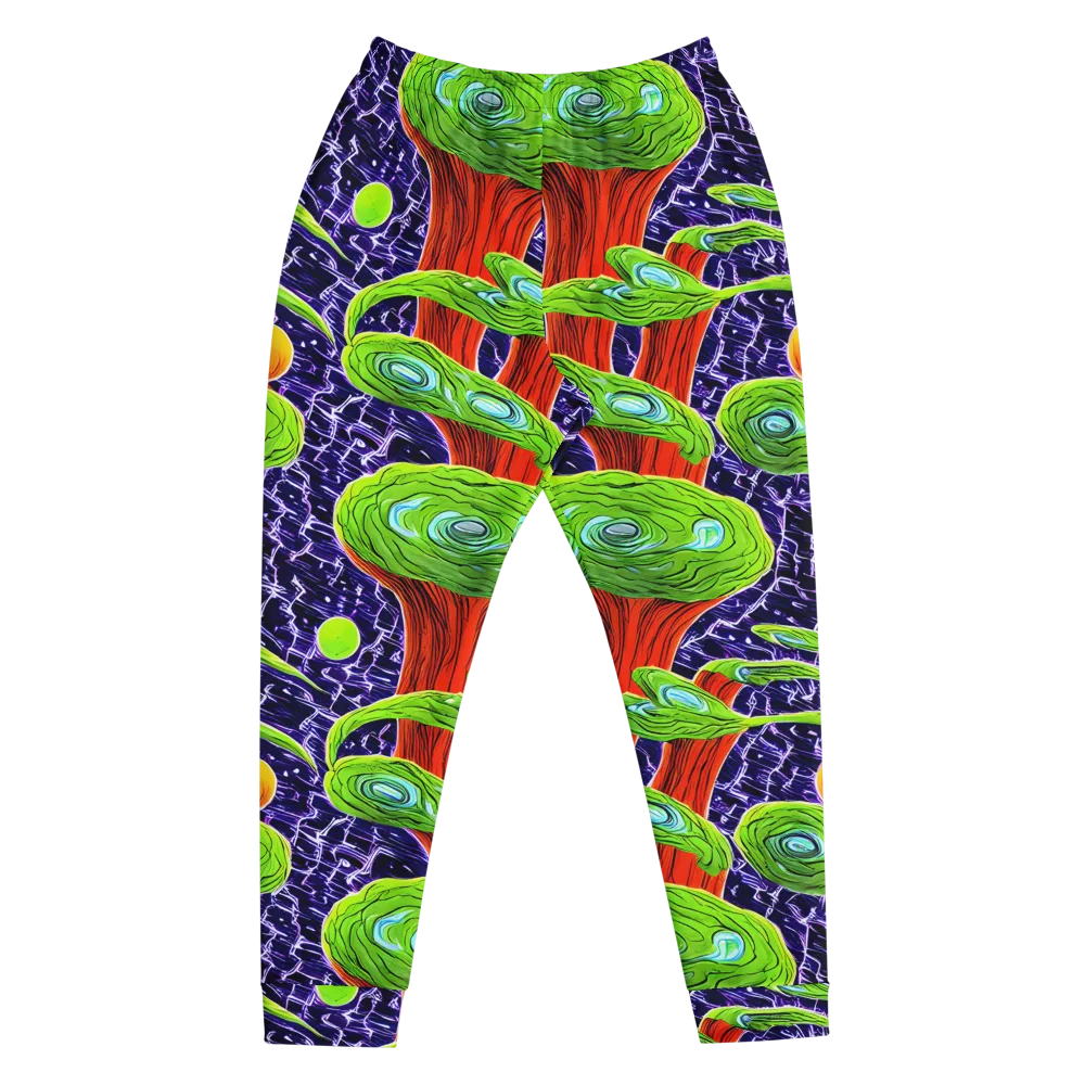 Psychedelic Grove on Men's Joggers — Front