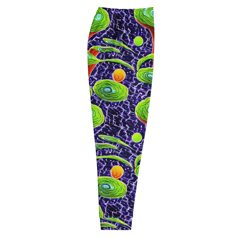 Psychedelic Grove on Men's Joggers — Right