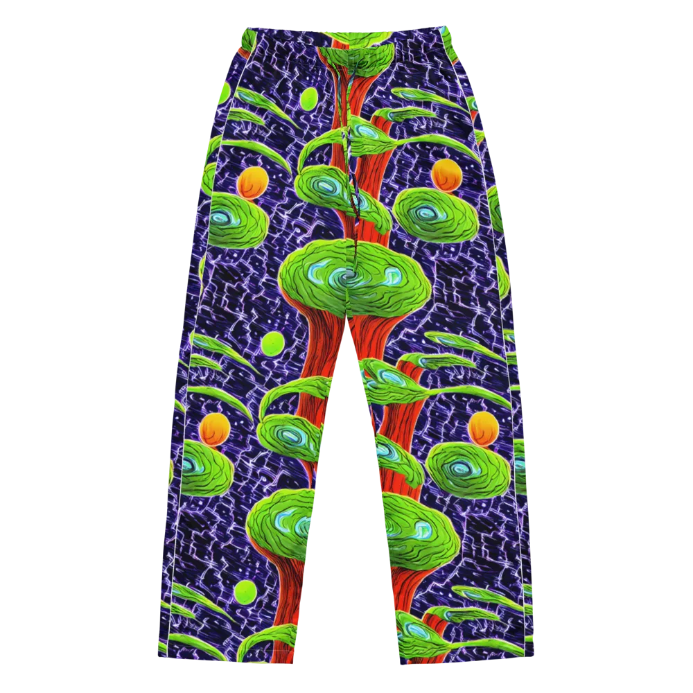 Psychedelic Grove on Women's Pajama Pants — Front