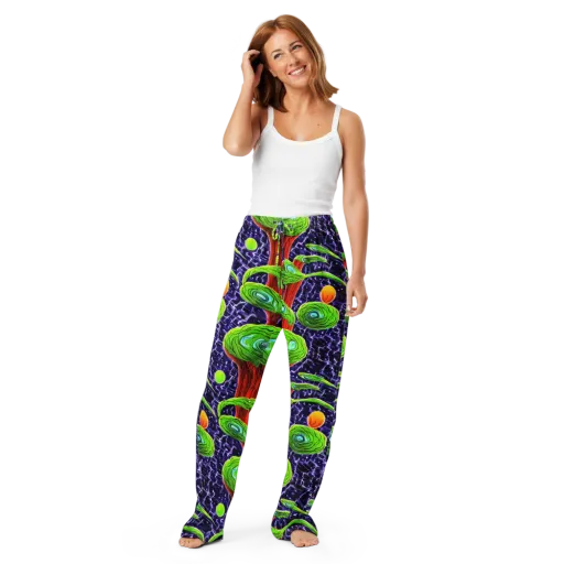 Psychedelic Grove on a Women's Pajama Pants