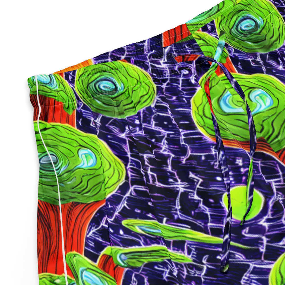 Psychedelic Grove on Women's Pajama Shorts — Product details
