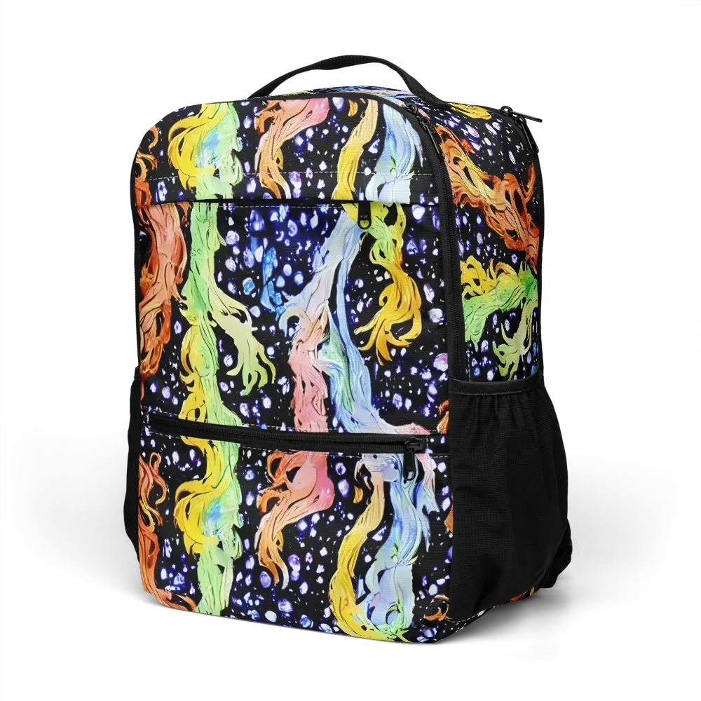 Celestial Serenade on Utility Backpack — Left Front