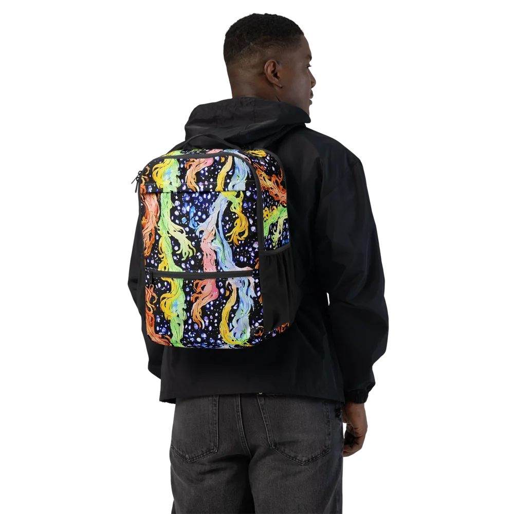 Celestial Serenade on Utility Backpack — Back