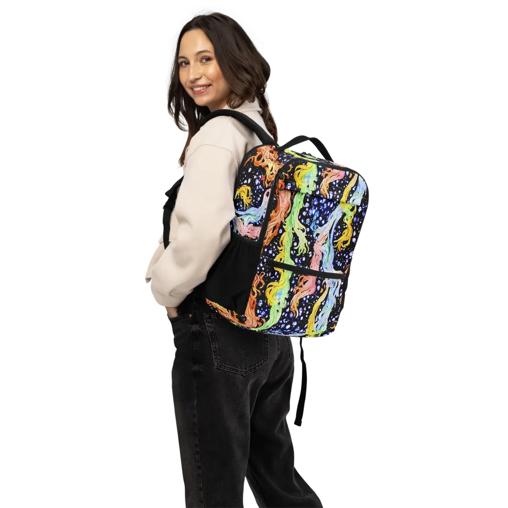 Celestial Serenade on Utility Backpack — Back