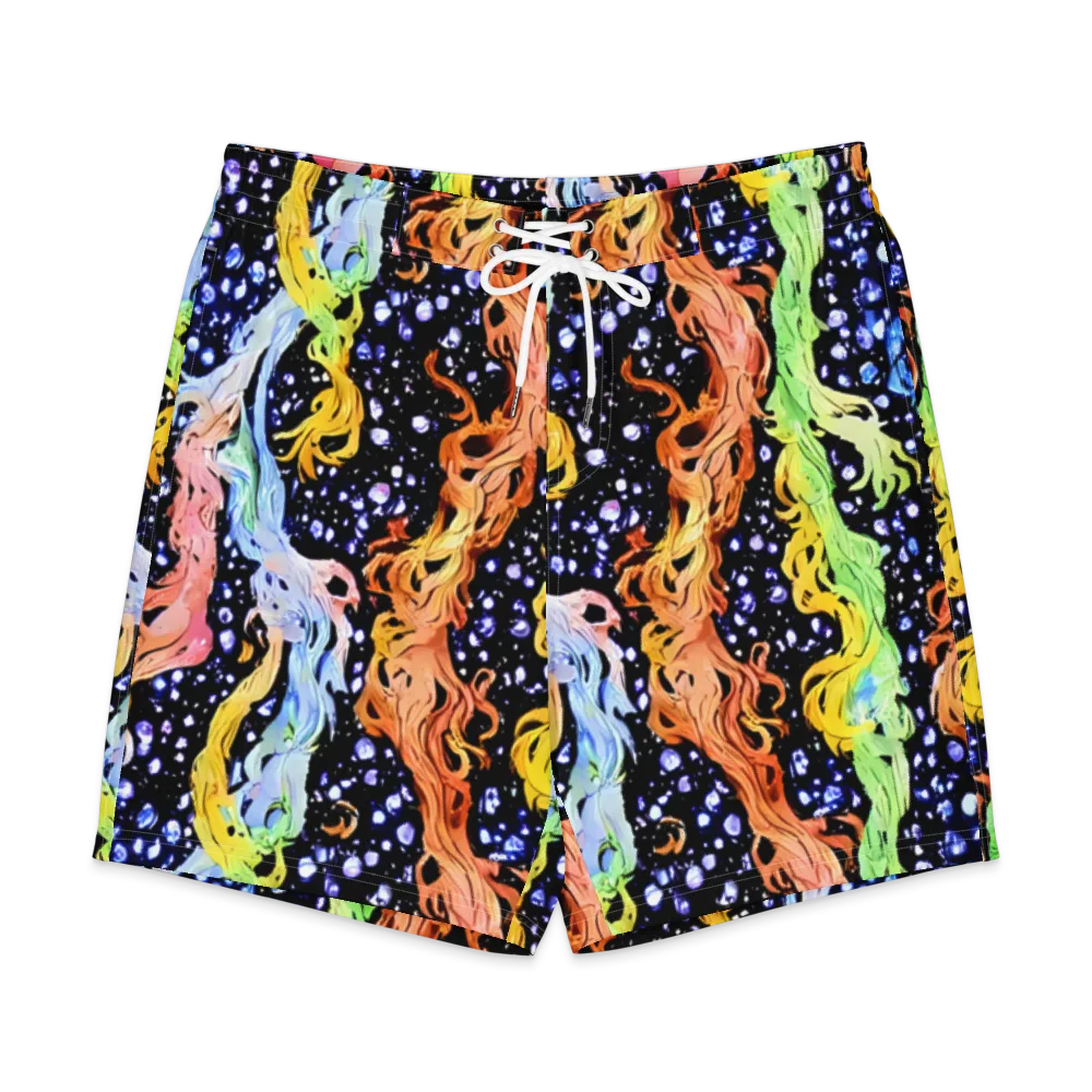 Celestial Serenade on Men's Board Shorts — Front