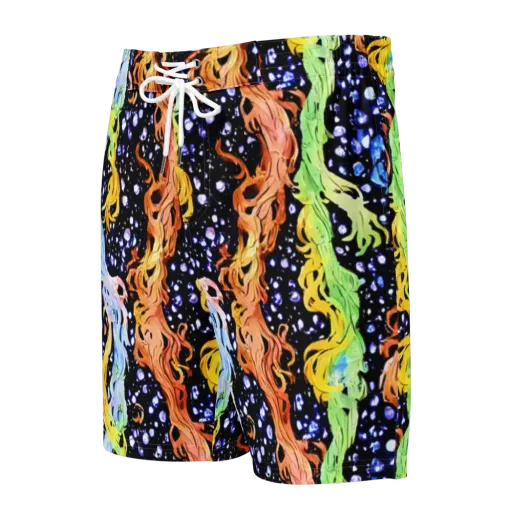Celestial Serenade on a Men's Board Shorts