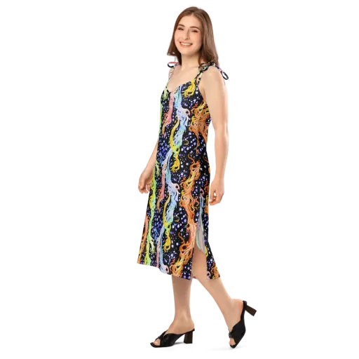 Celestial Serenade on a Slip Dress