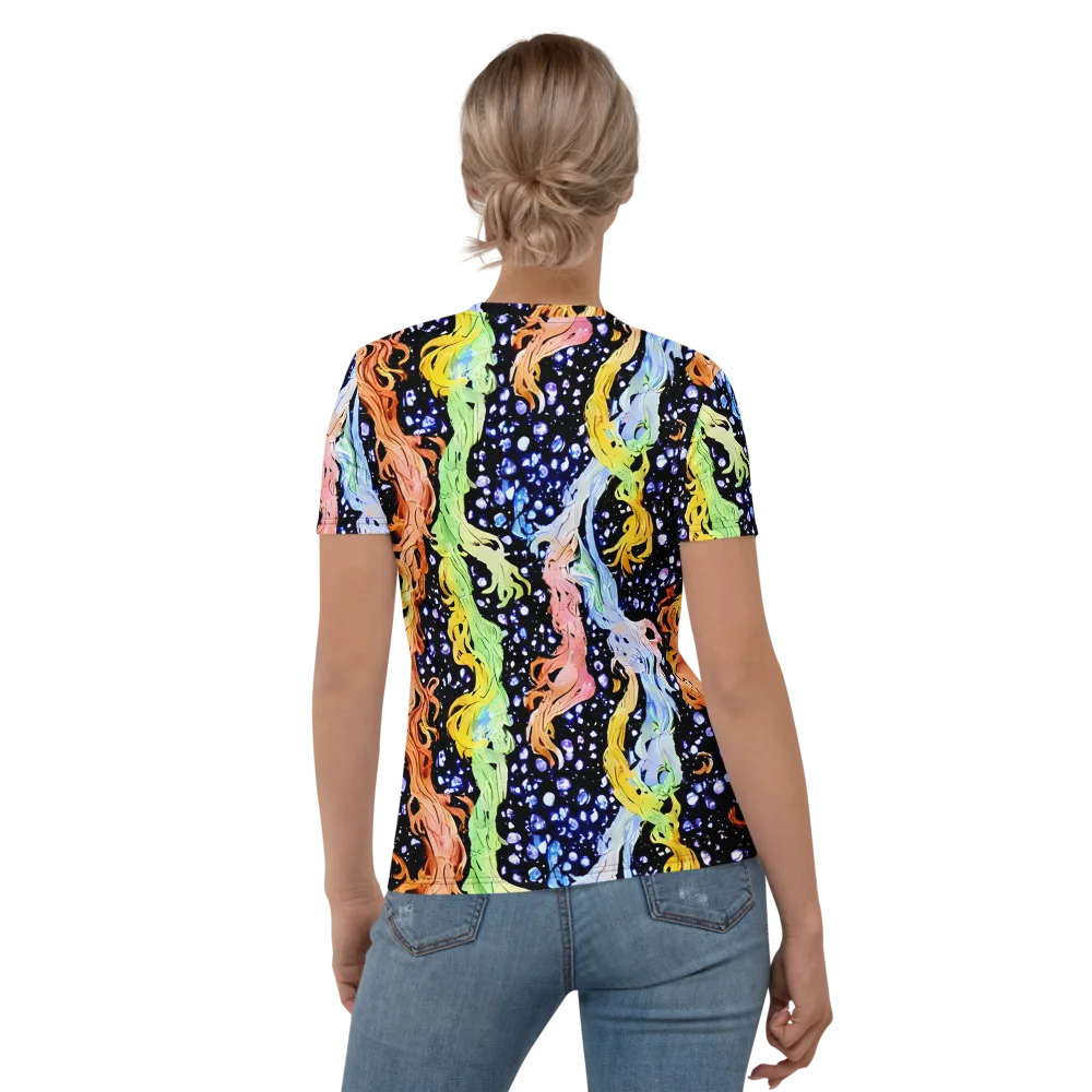 Celestial Serenade on Women's Crew Neck T-Shirt — Back