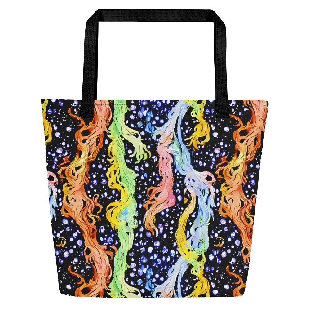 Celestial Serenade on Large Tote Bag W/ Pocket — Front