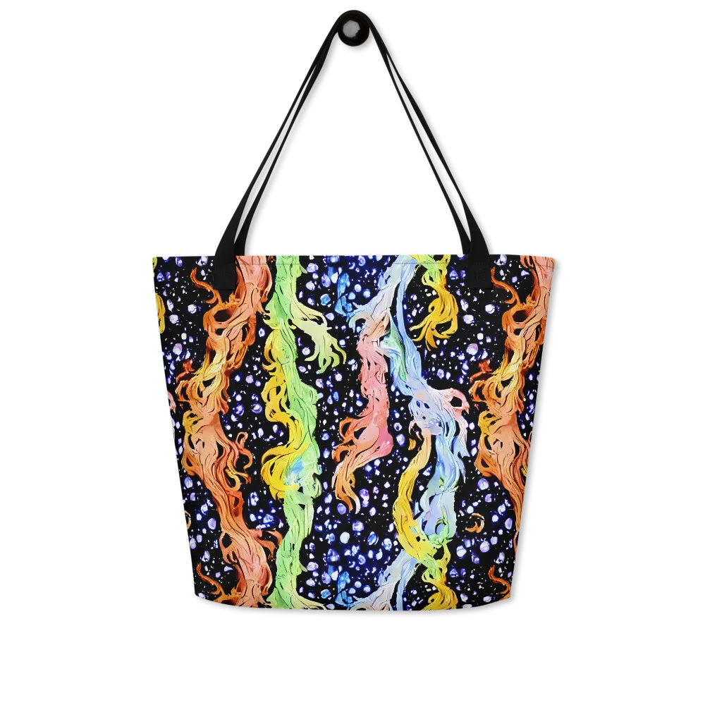 Celestial Serenade on Large Tote Bag W/ Pocket — Front